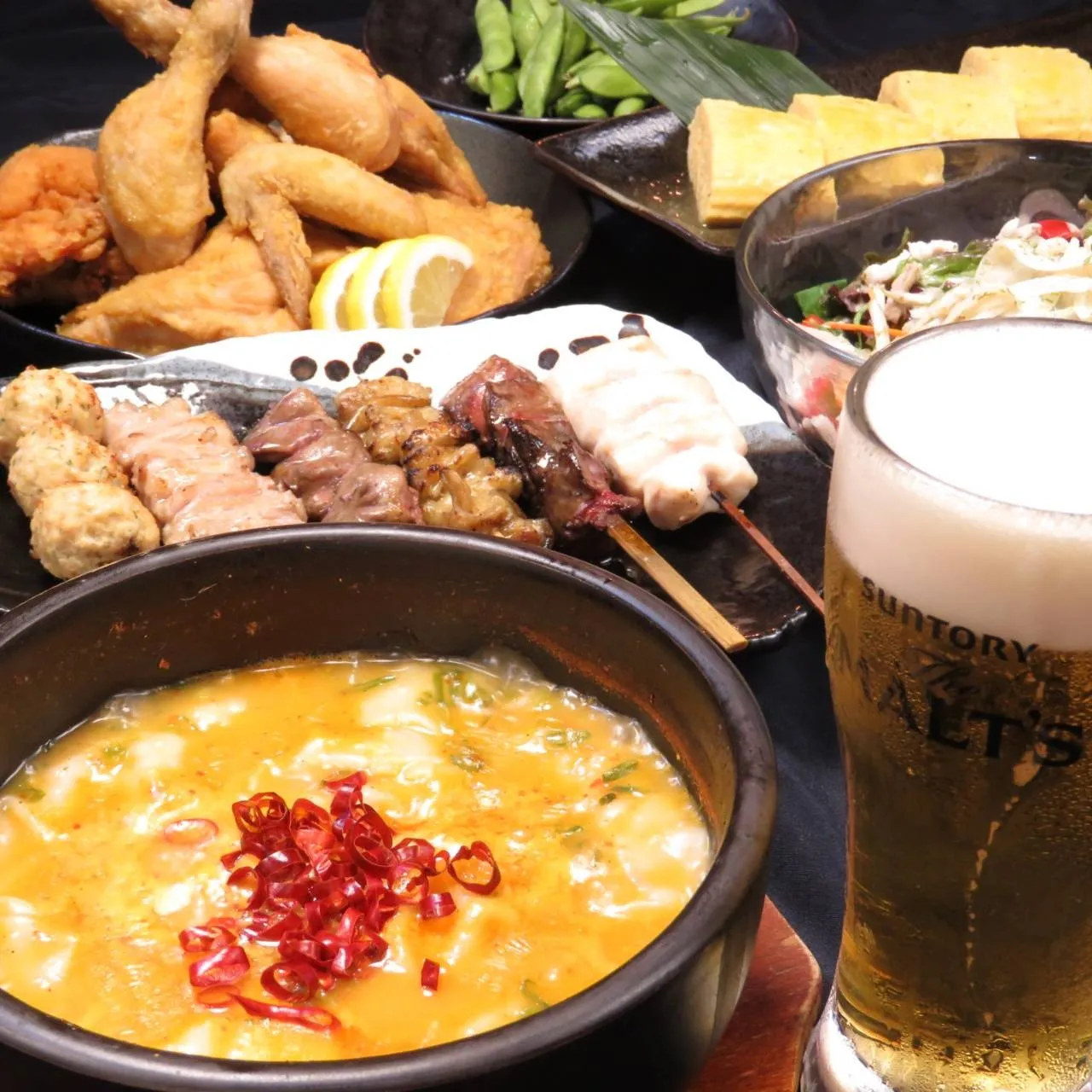 飲み放題付のお得なコースご⽤意!