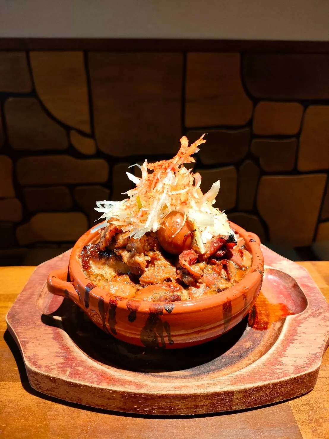 鶏皮の生姜醤油煮込み